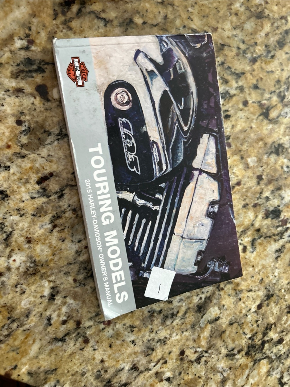 Harley-Davidson Touring Models Owner's Manual in Black, White, Purple